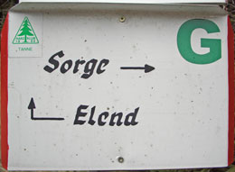 Die Wahl war nicht einfach: Sorge oder Elend!